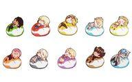 【中古】バッジ・ピンズ(キャラクター) 全10種セット 「ぺったりワッペン 劇場版 TIGER＆BUNNY -The Rising- Vol.2」