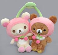 【中古】ぬいぐるみ コリラックマ＆チャイロイコグマ フルーツなかよしぬいぐるみ フルーツでまくまく伸び伸びする♪主題メロディ 「リラックマ」 リラックマストア押さえる