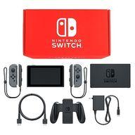 【中古】ニンテンドースイッチハード Nintendo Switch本体 カラーカスタマイズ [2019年8月モデル]/Joy-Con(L/R)グレー/Joy-Conストラップ：ブラック