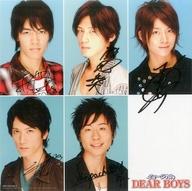 【中古】紙製品 キャスト直筆サイン色紙A 「ミュージカル DEAR BOYS」 写真セット購入特典画像