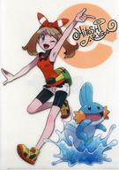 【中古】クリアファイル ハルカ＆ミズゴロウ ありがひとし氏イラストA4クリアファイル 「ポケットモンスター ARTFX J ハルカ with ミズゴロウ 1/8 PVC製塗装済み完成品」 ポケモンセンター購入特典