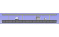 【新品】鉄道線路ひな型 1/150 島式老人ホーム(都市型) 販売店・照明装置付取りひろげる部 [4278]