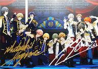 【中古】キャラカード 集合 キャラクターサイン入りピンナップブロマイド(睦月始＆霜月隼 直筆サイン入り) 「Blu-ray/DVD ツキウタ。 THE ANIMATION 第7巻」 封入特典画像