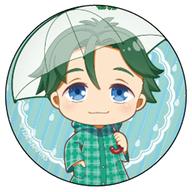 【中古】バッジ・ピンズ(キャラクター) 鷹梁ミナト 「KING OF PRISM -Shiny Seven Stars- 缶バッジ 梅雨ver. ミニキャラ 04」画像