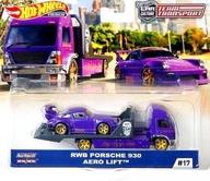 【中古】ミニカー 1/64 AERO LIFT RWB PORSCHE 930 「Hot Wheels 野球クラブ運び」 [GJT37]