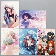 【中古】キャラカード(キャラクター) [単品] 集合 描き下ろしイラストカード＆ミニ複製原画4枚セット 「コミックス 川柳少女 9巻 特装版」 同梱特典画像