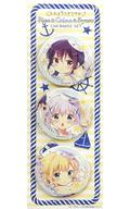 【中古】バッジ・ピンズ [単品] チノ＆リゼ＆シャロ 缶バッジ(3種セット) 「C90 ご注文はうさぎですか?? マリンバッグセット」