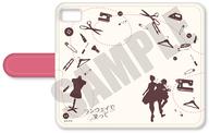 【中古】携帯ジャケット・カバー B.シルエットデザイン 手帳型スマホケース(iPhone6 Plus/7 Plus/8 Plus) 「ランウェイで笑って」画像