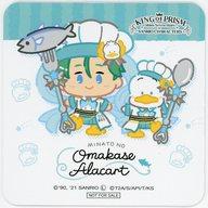 【中古】マグカップ・湯のみ 鷹梁ミナト＆あひるのペックル オリジナルコースター 「KING OF PRISM -Shiny Seven Stars-×サンリオキャラクターズ コラボカフェ」 コラボメニュー注文特典画像