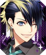 【中古】バッジ・ピンズ(キャラクター) 月野原久遠 ジュエルメタルバッジ 「1月と7月くじ DYNAMIC CHORD」 くじ購入特典画像