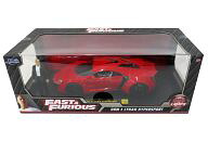 【中古】ミニカー 1/18 F＆F (7) ライカン ハイパースポーツ ドミニク車(レッド) ドミニクフィギュア付/ライト点灯 「ワイルド・スピードシリーズ」 [JADA31140]