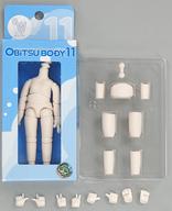 【中古】お人形さん付属物 11珊オビツボディ スーパーホワイティ フルセットver. フルアクションドール用素体