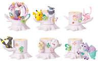 【中古】食玩 トレーディングフィギュア 全6種セット 「あつめて!かさねて!ポケモンの森6 しんぴ輝く場所」｜ネットショップ駿河屋　店