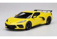 【中古】ミニカー 1/18 シボレー コルベット スティング花の冠 2020(アクセレレートイエロー) 「TOP SPEED続きもの」 [TS0286]