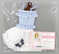 【中古】お人形さん付属物 MSD/MDD/DDP用 ピュアブルーオフショルスタイル・ミニ 「エンジェルのころも」 ホームタウンドルパ名古屋7・アフター押さえる