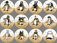 【中古】バッジ・ピンズ 全12種セット 「とーとつにエジプト神 キャラバッジコレクション」画像