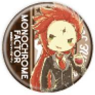 【中古】バッジ・ピンズ 焔緋 「モノクローム・ファクター 缶バッジ 04.カフェver. グラフアートデザイン」画像