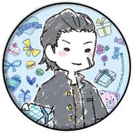 【中古】バッジ・ピンズ 片倉小十郎 「学園BASARA 缶バッジ 07.グラフアートデザイン ホワイトデーver.」画像