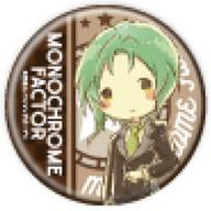 【中古】バッジ・ピンズ 祀翠 「モノクローム・ファクター 缶バッジ 04.カフェver. グラフアートデザイン」画像