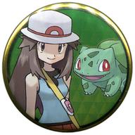 【中古】バッジ・ピンズ 主人公(女の子)＆フシギダネ 「ポケットモンスター 缶バッジコレクション ～カントー編～」 ポケモンセンター限定