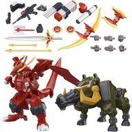 【中古】食玩 プラモデル スーパーミニプラ GEAR戦士電童 フルアーマー電童オプションパーツ＆ガトリングボア＆ドラゴンフレアセット プレミアムバンダイ限定画像
