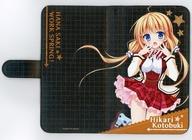 中古 携帯ジャケット カバー キャラクター 琴吹ヒカリ 手帳型モバイルフォンケース フリーサイズ 花咲ワークスプリング Saga Planetsショップグッズ Ice Org Br