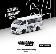 【中古】ミニカー 1/64 Toyota Hiace Widebody White [T64-038-WH] ミニカー・トイカー-車-おもちゃ