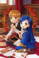 【中古】ポストカード マイン＆ルッツ ポストカード 「本好きの下剋上〜司書になるためには手段を選んでいられません〜」 TOブックスオンラインストア限定 対象商品購入特典画像