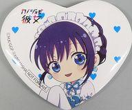 【中古】バッジ・ピンズ 水瀬渚/デフォルメ ハート型缶バッジ 「ひこくじ カノジョも彼女」 複数購入特典画像
