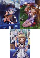 【中古】クリアファイル 直江太結＆宇喜多茜＆初瀬麻里安(千葉ロッテマリーンズ) パ・リーグ6球団コラボクリアファイル3枚セット 「八月のシンデレラナイン」 C97グッズ画像