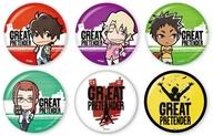 【中古】バッジ・ピンズ 全6種セット 「GREAT PRETENDER メタリック缶バッジ 第1弾」画像