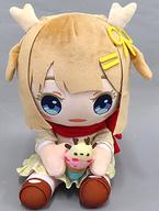 【中古】ぬいぐるみ 鹿乃 BIGぬいぐるみ タイトーオンラインクレーン押さえる