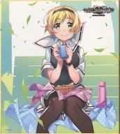 【中古】紙製品 鯨瀬・クリスティナ・桜子(クリス) 色紙 「Blu-ray グリザイア：ファントムトリガー THE ANIMATION 01/02」 予約特典画像