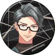 【中古】バッジ・ピンズ 黒沢忍 「DYNAMIC CHORD ホログラム缶バッジコレクション apple-polisher＆KYOHSO」画像
