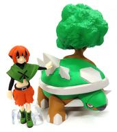 【中古】食玩 トレーディングフィギュア ポケモンスケールワールド シンオウ地方 ナタネ＆ドダイトス プレミアムバンダイ限定