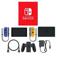 【中古】ニンテンドースイッチハード Nintendo Switch本体(有機ELモデル)カラーカスタマイズ/Joy-Con(L)ブルー(R)ネオンオレンジ/Joy-Conストラップ：ブラック 31,330円