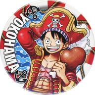 【中古】バッジ・ピンズ モンキー・D・ルフィ 缶バッジ 「ワンピース 企画展 Hello、ONE PIECE」 横浜会場限定