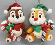 【中古】ぬいぐるみ 手当て＆デール ぬいぐるみ徽章仕掛ける 「ウォルトディズニー・クリスマス2022」 日本の首都ウォルトディズニーたまり場制限事項