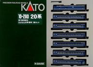 【中古】鉄道線路ひな型 1/150 さよなら20系 客車 7両書き割り [10-280]