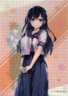 【中古】クリアファイル 三色院菫子 めくっちゃダメよ A4クリアファイル 「俺を好きなのはお前だけかよ」画像