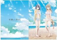 【中古】クリアファイル 安達としまむら(水着ver.) 描き下ろしA4クリアファイル 「安達としまむら」画像