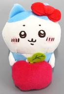 【中古】ぬいぐるみ ハチワレ・ハローキティ デスクトップから見守るひっかけぬいぐるみ 「ちいかわ×サンリオキャラクターズ」