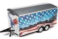 【中古】ミニカー 1/18 クローズド トレーラー 勇敢な愛国者達 [AMM1300]