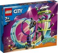 【中古】手あそび LEGO 窮まりのスタントチャレンジ 「レゴ シティ」 60361