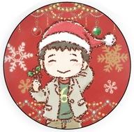 【中古】バッジ・ピンズ 半田さん 「しろくまカフェ 缶バッジ 04.クリスマスver.(グラフアートイラスト)」画像