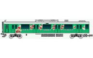 【中古】鉄道模型 1/150 東武50050型(クレヨンしんちゃんラッピングトレイン・マサオくんデザイン) 増結用中間車4両セット 動力無し [50577]｜ネットショップ駿河屋　店 12,700円