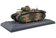 【新品】ミニカー 1/43 WW.II フランス軍 シャールB1重戦車 第15歩兵連隊第3中隊 1940年 フランス 完成品 [MSS23183-44]