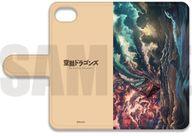 【中古】携帯ジャケット・カバー A.キービジュアル 手帳型スマホケース(iPhone6/6s/7/8) 「空挺ドラゴンズ」画像