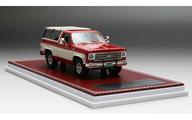 【中古】ミニカー 1/43 シボレー ブレイザー K5 明けっ広げいの一番 1973-78(赤いこと×白いこと) [GIM070B]