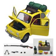 【中古】ミニカー 1/12 FIAT500 「ルパン三世 カリオストロの城」 文字記号ビークル続きもの [CVS-001]